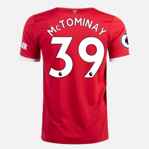 Koszulka Manchester United Scott McTominay 39 Główna 2021/22 – Krótki Rękaw