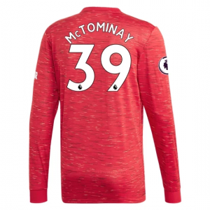 Koszulka Manchester United Scott McTominay 39 Główna 2020/2021 – Długi Rękaw