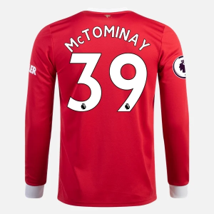 Koszulka Manchester United Scott McTominay 39 Główna 2021/22 – Długi Rękaw