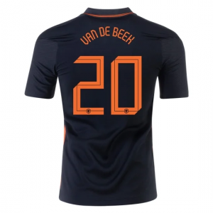 Koszulka Holandia Donny van de Beek 20 Precz Mistrzostwa Europy 2020 – Krótki Rękaw