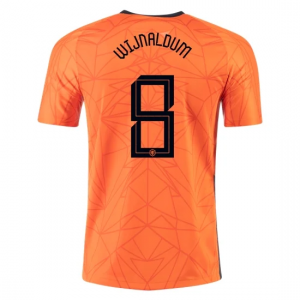Koszulka Holandia Georginio Wijnaldum 8 Główna Mistrzostwa Europy 2020 – Krótki Rękaw