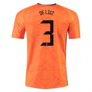Koszulka Holandia Matthijs de Ligt 3 Główna Mistrzostwa Europy 2020 – Krótki Rękaw