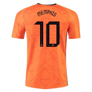 Koszulka Holandia Memphis Depay 10 Główna Mistrzostwa Europy 2020 – Krótki Rękaw
