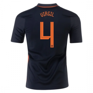 Koszulka Holandia Virgil van Dijk 4 Precz Mistrzostwa Europy 2020 – Krótki Rękaw