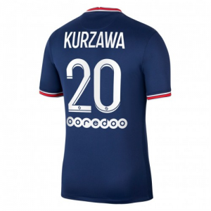 Koszulka Paris Saint-Germain Layvin Kurzawa 20 Główna 2021/22 – Krótki Rękaw