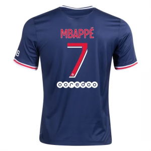 Koszulka Paris Saint-Germain Kylian Mbappe 7 Główna 2020/2021 – Krótki Rękaw
