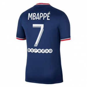 Koszulka Paris Saint-Germain Kylian Mbappe 7 Główna 2021/22 – Krótki Rękaw