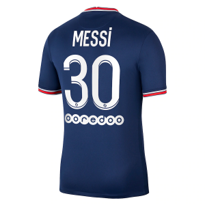 Koszulka Paris Saint-Germain Lionel Messi 30 Jordan Brand Główna 2021/2022 – Krótki Rękaw