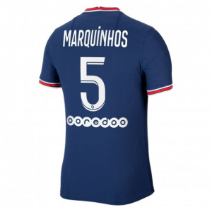 Koszulka Paris Saint-Germain Marquinhos 5 Główna 2021/22 – Krótki Rękaw