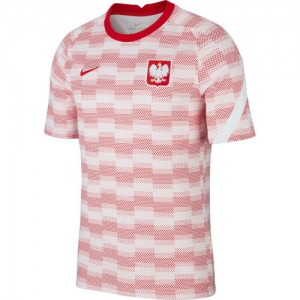 Koszulka Polska Trainning Mistrzostwa Europy 2020 – Krótki Rękaw