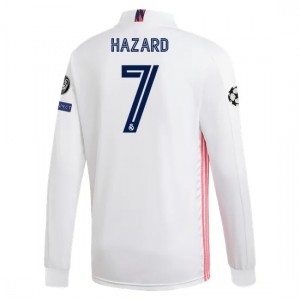 Koszulka Real Madrid Eden Hazard 7 Główna 2020/2021 – Długi Rękaw