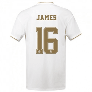 Koszulka Real Madrid James Rodríguez 16 Główna 2019/2020 – Krótki Rękaw