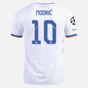 Koszulka Real Madrid Luka Modric 10 Główna  2021/22 – Krótki Rękaw