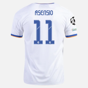 Koszulka Real Madrid Marco Asensio 11 Główna  2021/22 – Krótki Rękaw