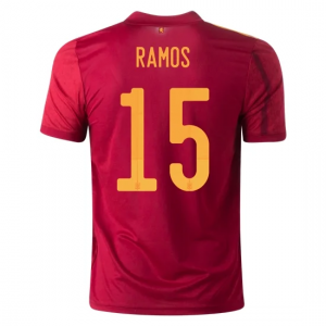 Koszulka Hiszpania Sergio Ramos 15 Główna Mistrzostwa Europy 2020 – Krótki Rękaw