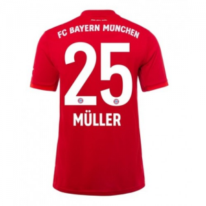 Koszulka Thomas Müller 25 Bayern Monachium Precz 2020/2021 – Krótki Rękaw