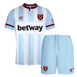 Koszulka West Ham Dziecięca Precz 2021/22 – Krótki Rękaw （+ Krótkie Spodenk）