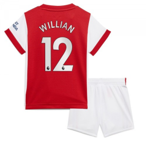 Koszulka Arsenal Willian 12 Dziecięca Główna 2021 2022 – Krótki Rękaw （+ Krótkie Spodenk）