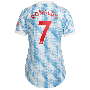 Koszulka Manchester United Cristiano Ronaldo 7 Kobiet Precz 2021 2022 – Krótki Rękaw