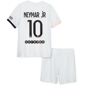 Koszulka Paris Saint-Germain Neymar Jr 10 Dziecięca Precz 2021 2022 – Krótki Rękaw （+ Krótkie Spodenk）