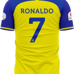 Koszulka Al Nassr FC Ronaldo 7 Główna 2022 2023 – Krótki Rękaw