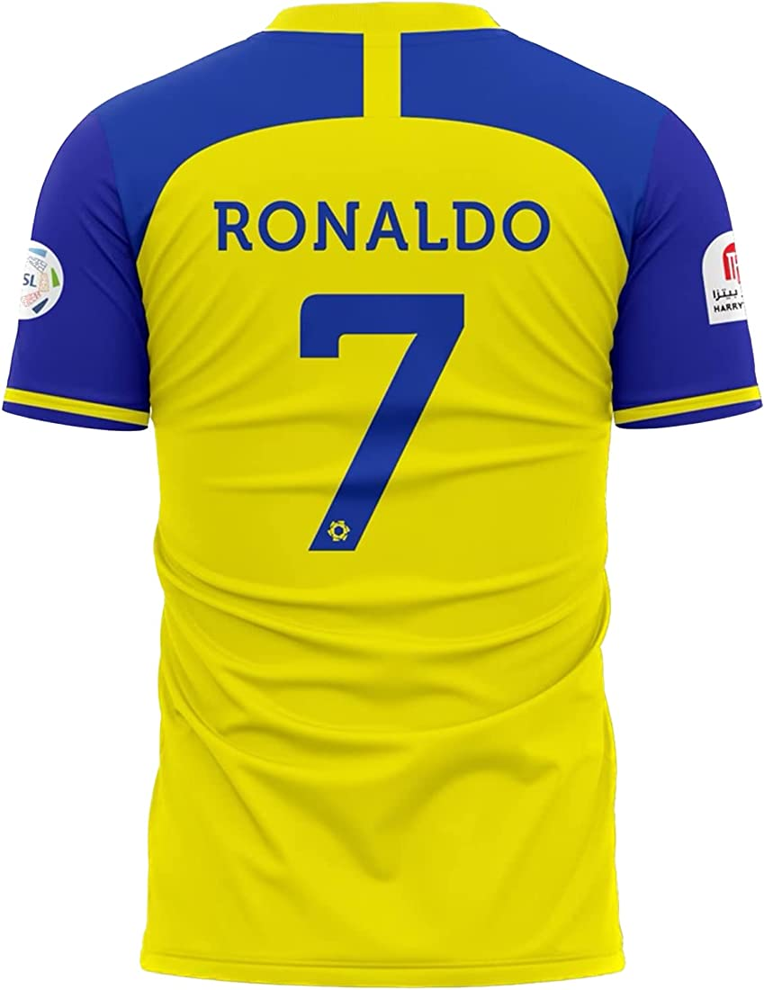 Koszulka Al Nassr FC Ronaldo 7 Główna 2022 2023 – Krótki Rękaw