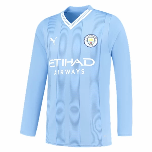 Koszulka Manchester City Główna 2023 2024 – Długi Rękaw