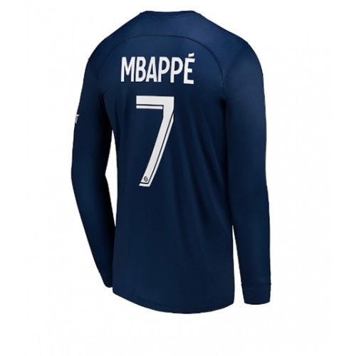 Koszulka Paris Saint Germain PSG Kylian Mbappé 7 Główna 2022 2023 – Długi Rękaw