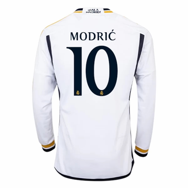 Koszulka Real Madrid Luka Modrić 10 Główna 2023 2024 – Długi Rękaw